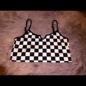 checkered tank